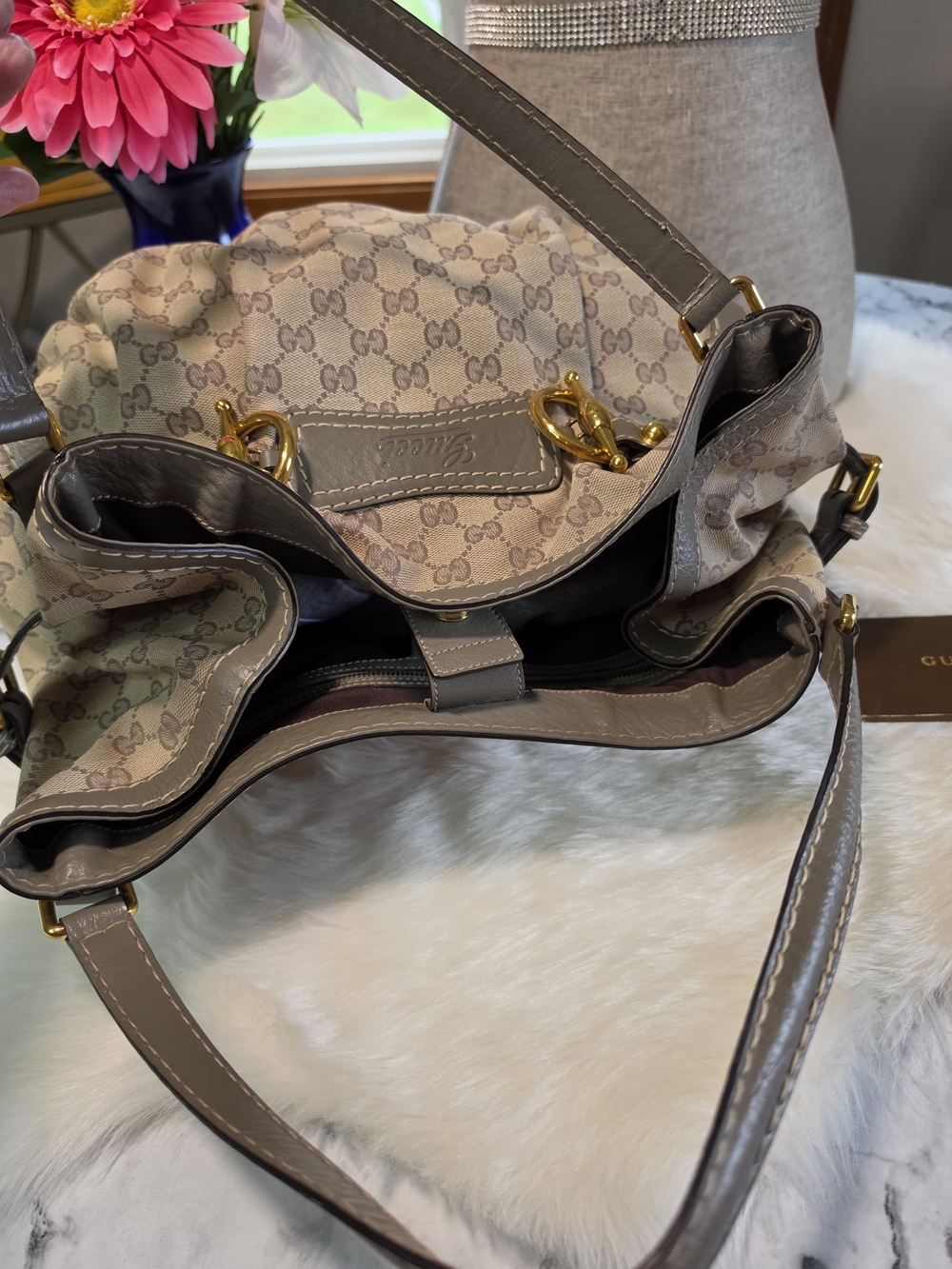 Gucci Jockey Hobo Large EUC - Picture 7 of 12